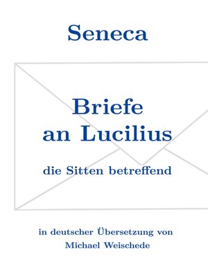 cover image of Seneca--Briefe an Lucilius